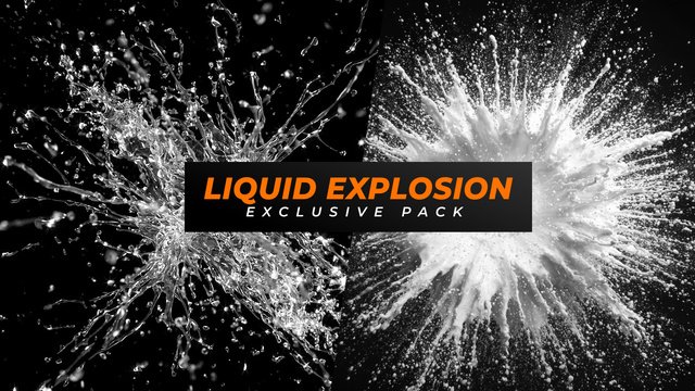 25 Liquid Explosions | Exclusive Pack | 500+ GB of Simulations